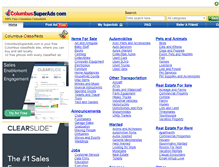 Tablet Screenshot of columbussuperads.com
